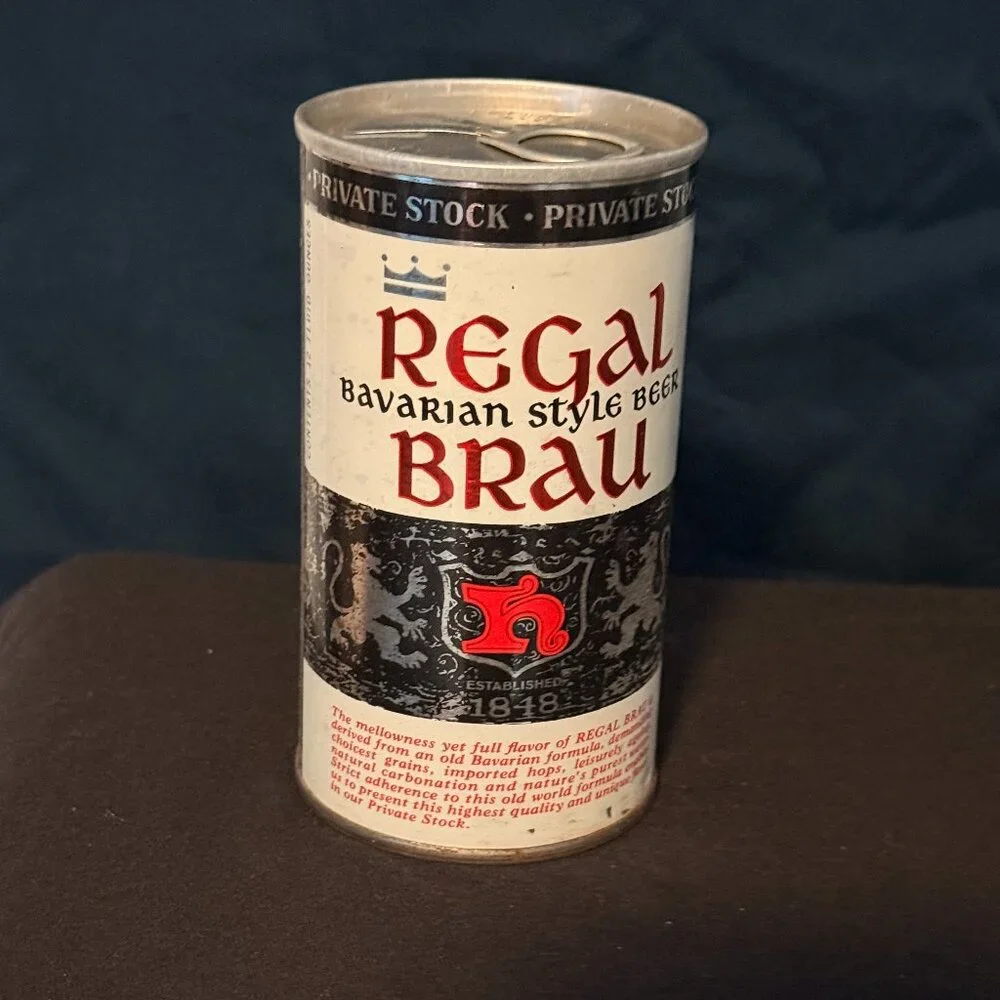 Regal Brau Bavarian Style Vintage Beer can